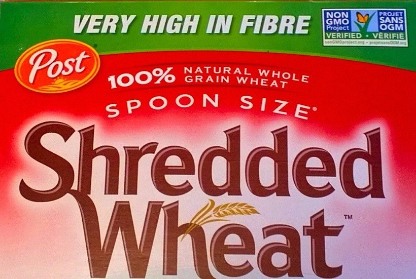 Shredded Wheat box, Post Foods Canada