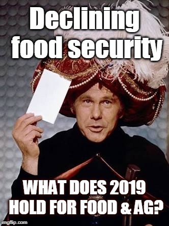 Food security in 2019