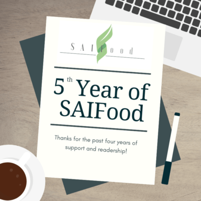 SAIFood is proudly entering its 5th year of blogging