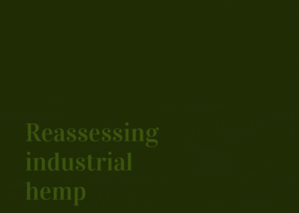 Reassessing industrial hemp