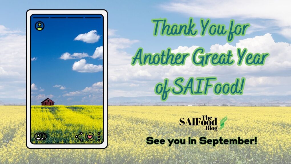 Thank You for another great year of SAIFood!