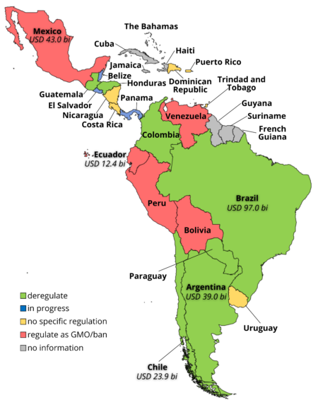 Regulation of Genetically Edited Crops in Latin American and Caribbean Countries 1