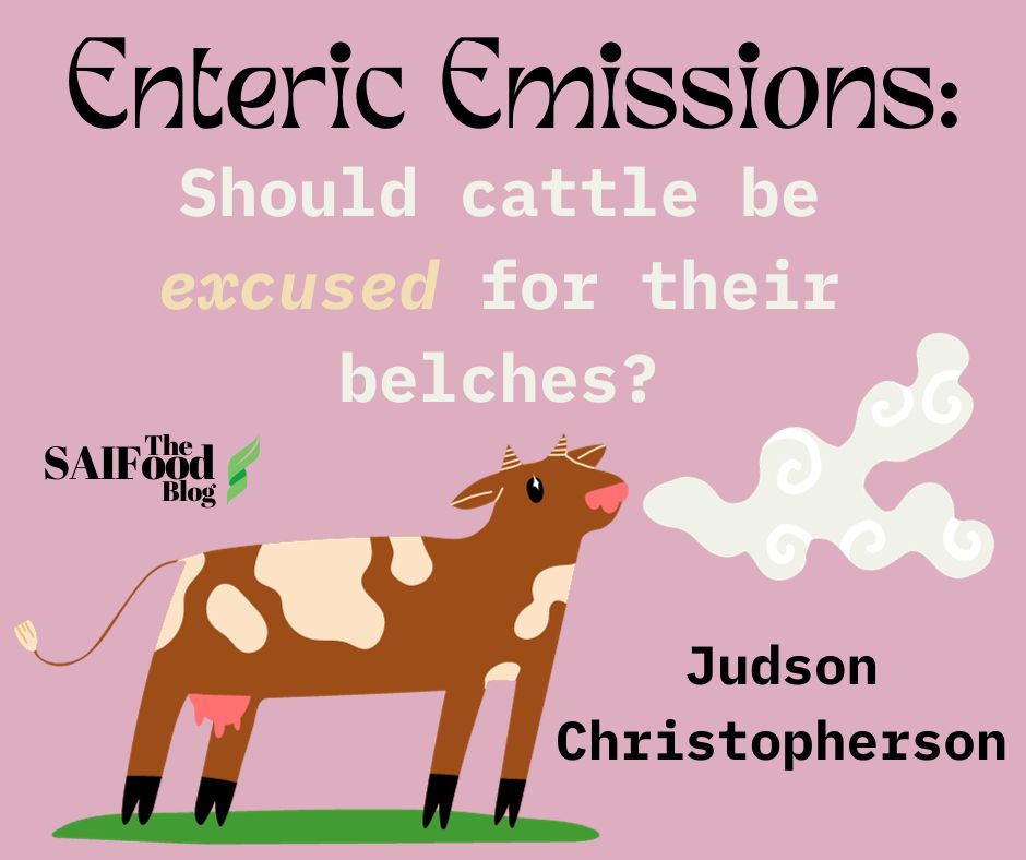 Enteric emissions: should cattle be excused for their belches?