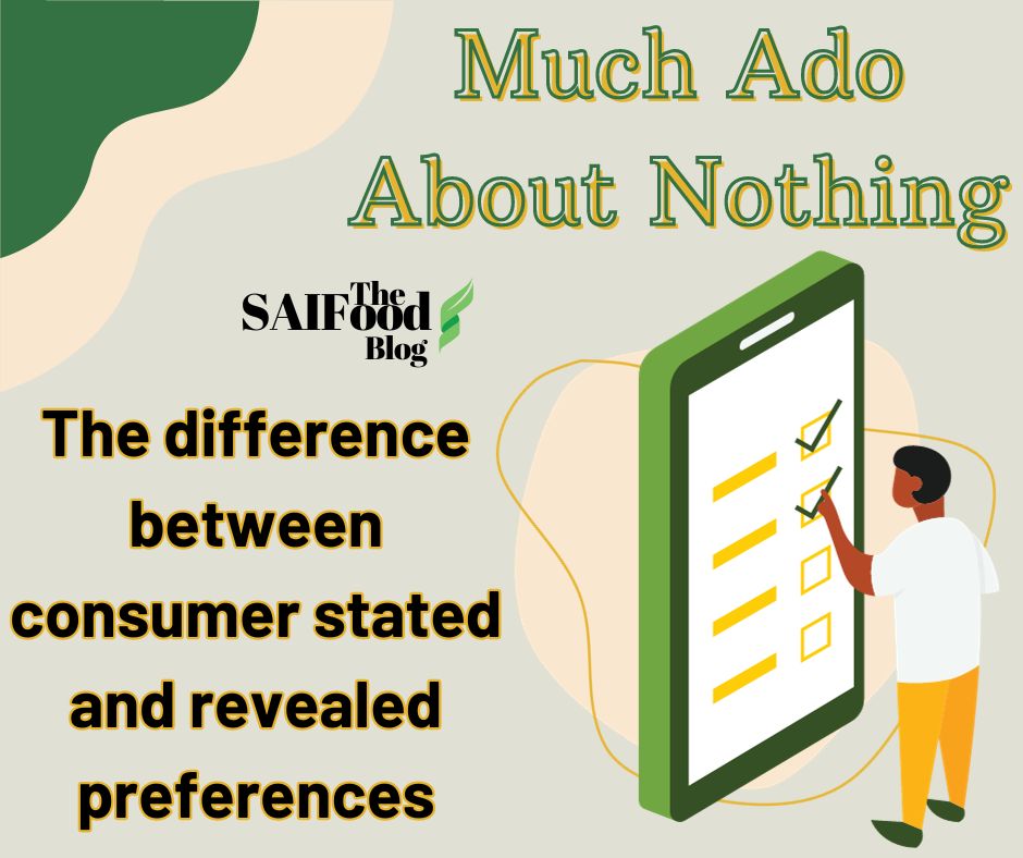 Much Ado About Nothing: The difference between consumer stated and revealed preferences