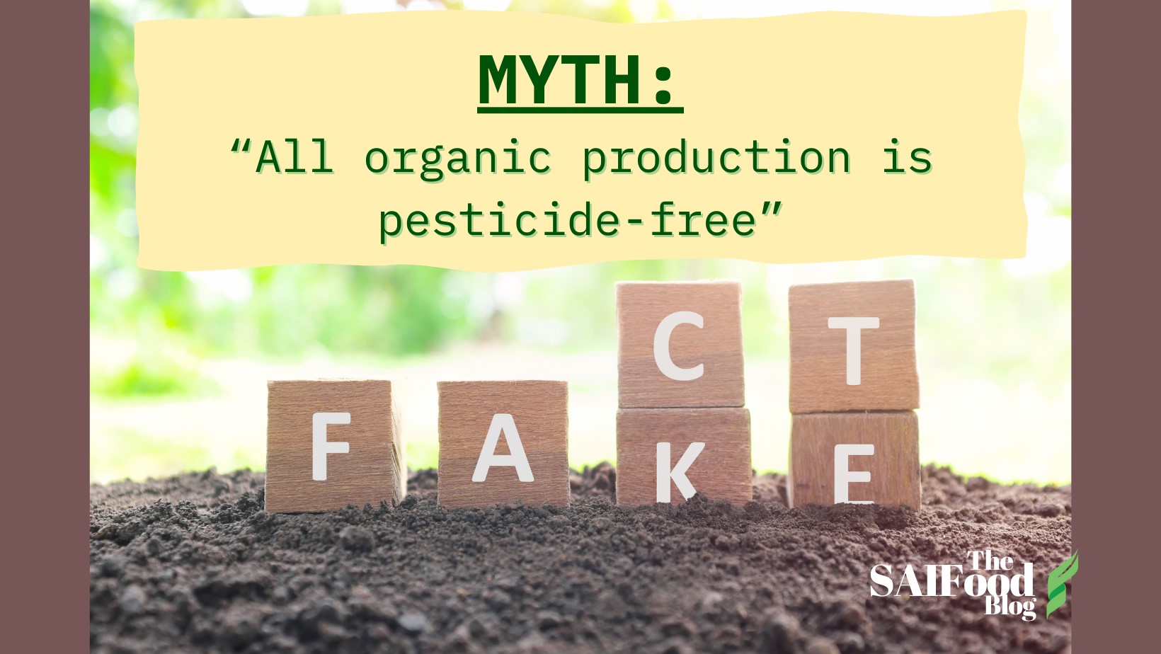 Chemical Use: The Distinction that Makes Organic Food Better?