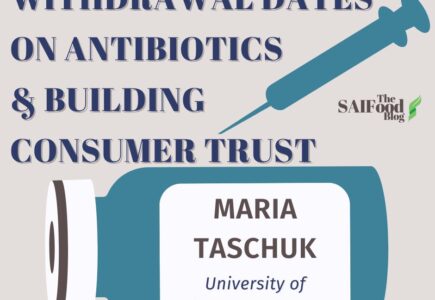 Withdrawal Dates on Antibiotics and Building Consumer Trust