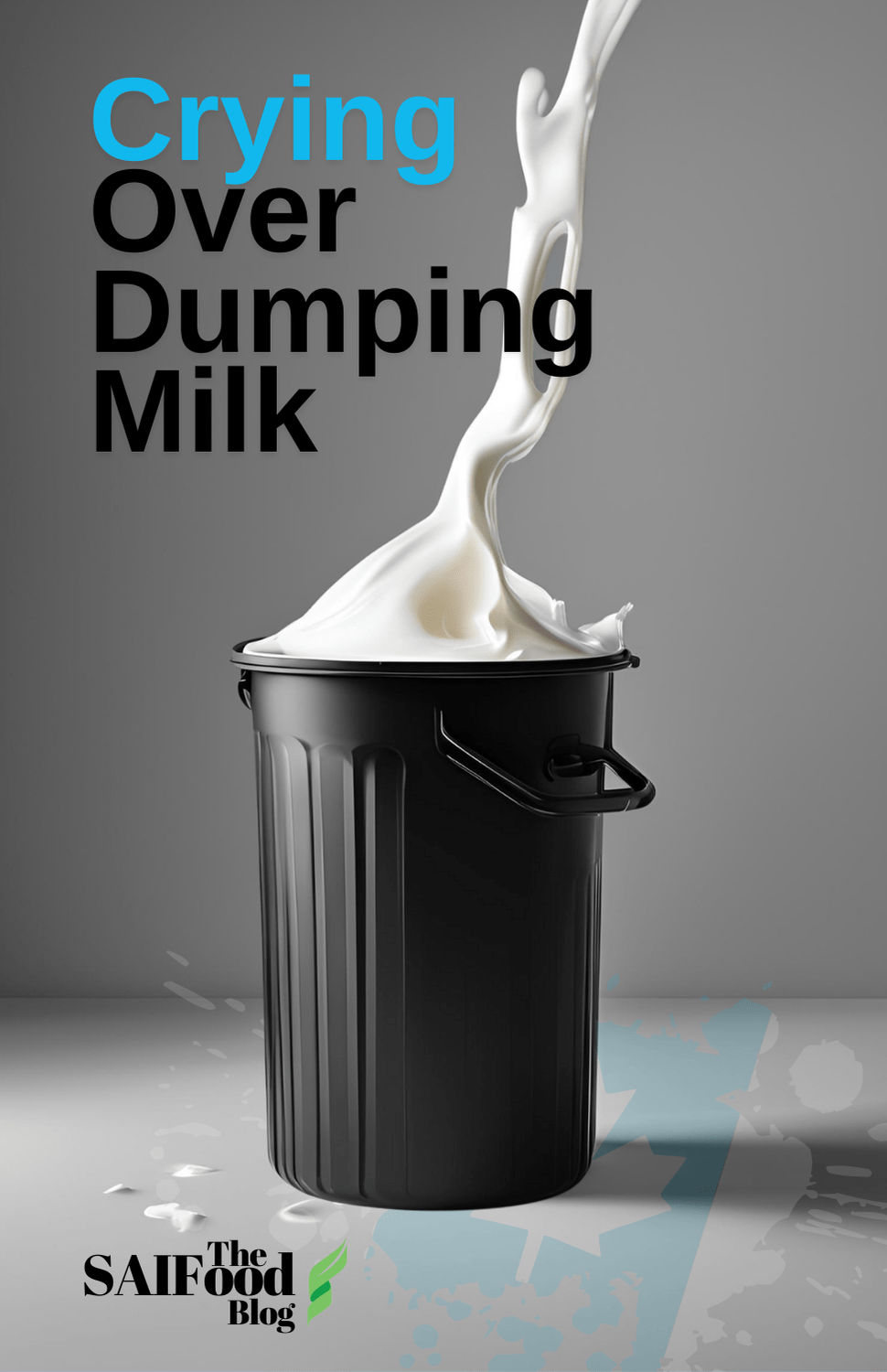 Should we be crying over dumping milk?