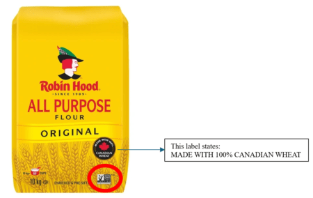 Robin Hood AP Flour: Made with 100% Canadian wheat and non-gmo certified