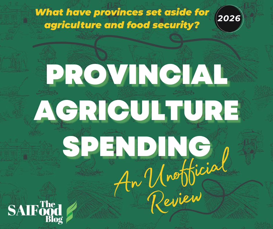An unofficial review of Provincial/territorial agriculture spending 2026